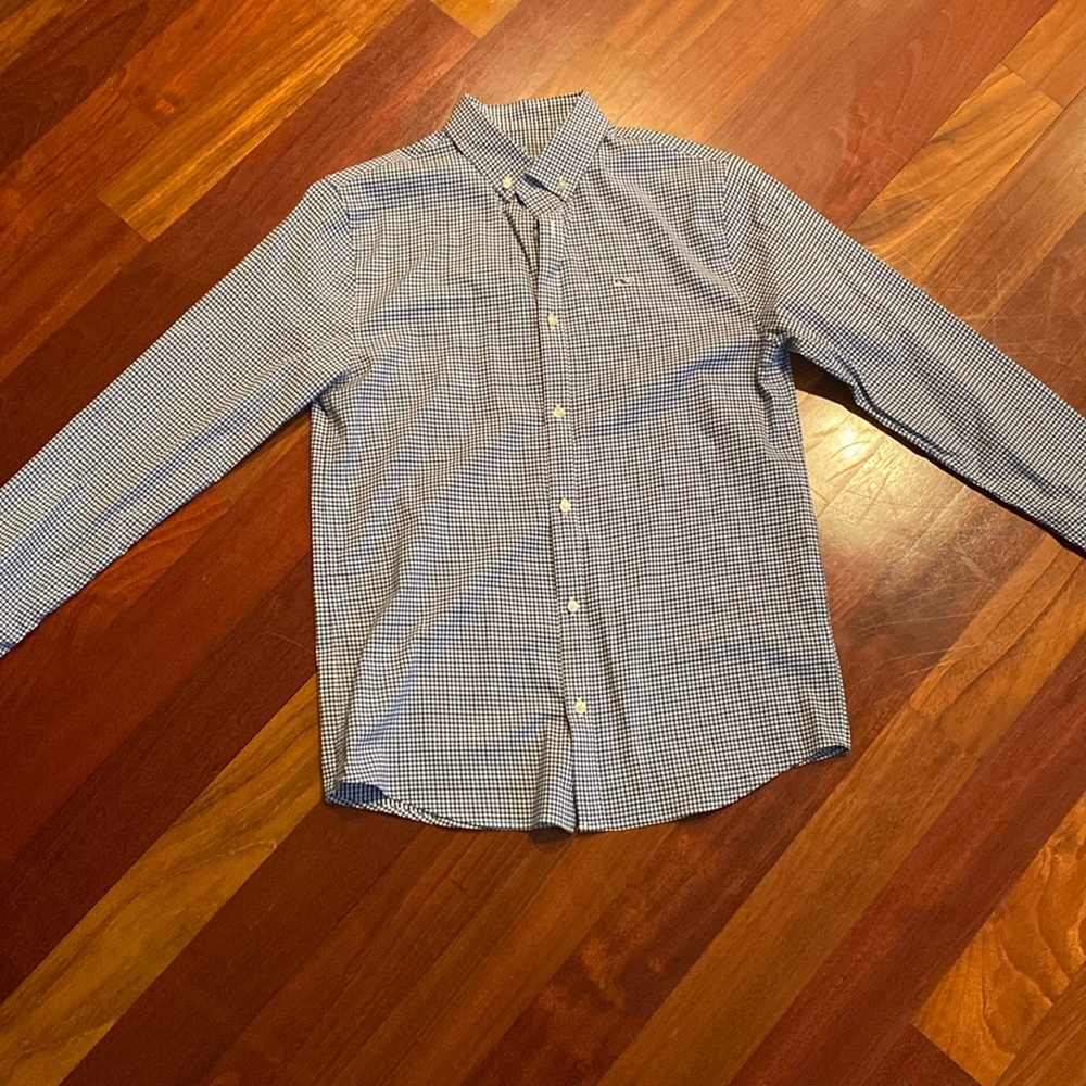 Vineyard Vines Boys Gingham Long-sleeved shirt